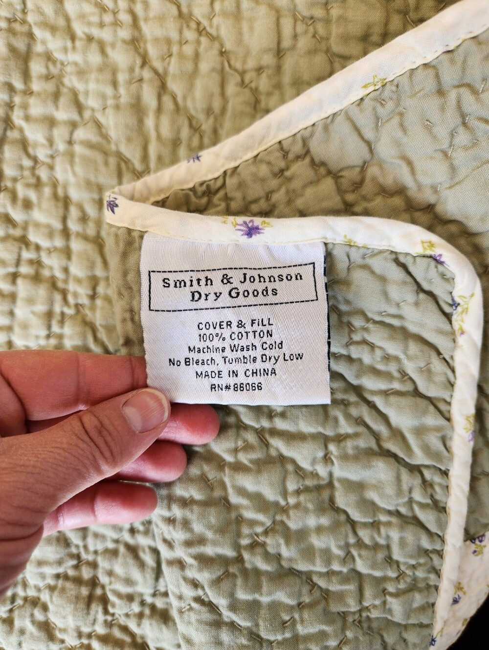 Smith & Johnson Vintage 100% Cotton Stitch Floral Quilt & Shams King Grandmacore - Picture 4 of 10